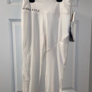 White Kendall + Kylie leggings
